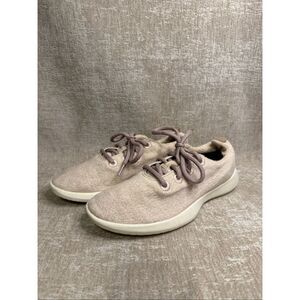 Allbirds Women's Lace Up Low Top Wool Runners Sneakers Shoes Light Beige Size 8
